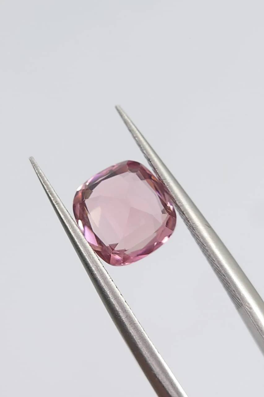 2.05ct Natural Pink Tourmaline Cushion Cut Loose gemstone From  Afghanistan — view 5